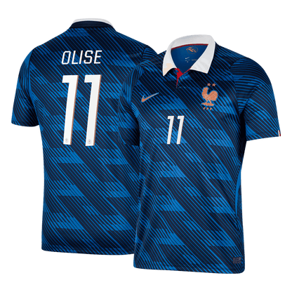 Camiseta OLISE #11 France 2026 Primera Equipación Copa del Mundo - Versión Hincha