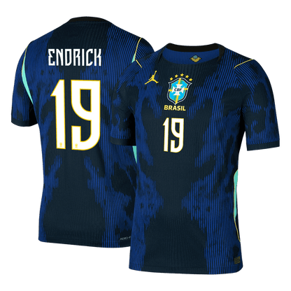 Camiseta Auténtica ENDRICK #19 Brazil 2026 Segunda Equipación Copa del Mundo -Versión Jugador