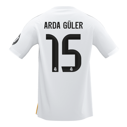 Camiseta ARDA GÜLER #15 Real Madrid 2025/26 Primera Equipación - Versión Hincha