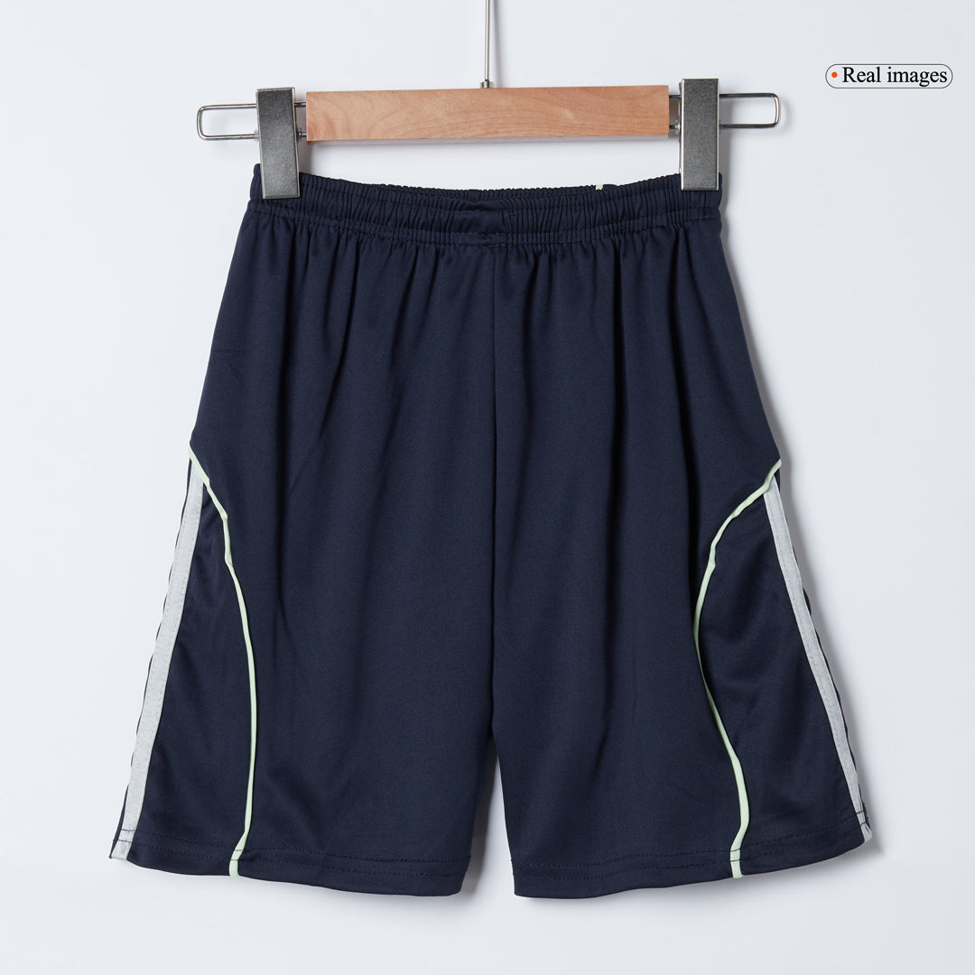 Conjunto Infantil Completo Real Madrid 2025/26 Segunda Equipación Kids-Camisetas Pasion Shop