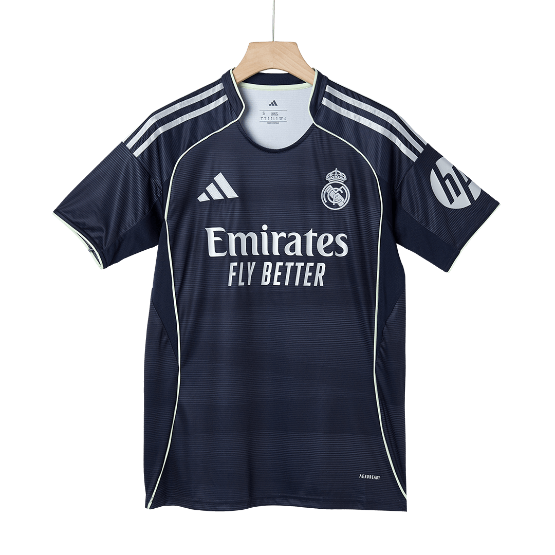 Calidad Premium Camiseta TCHOUAMENI #14 Real Madrid 2025/26 Segunda Equipación - Versión Hincha