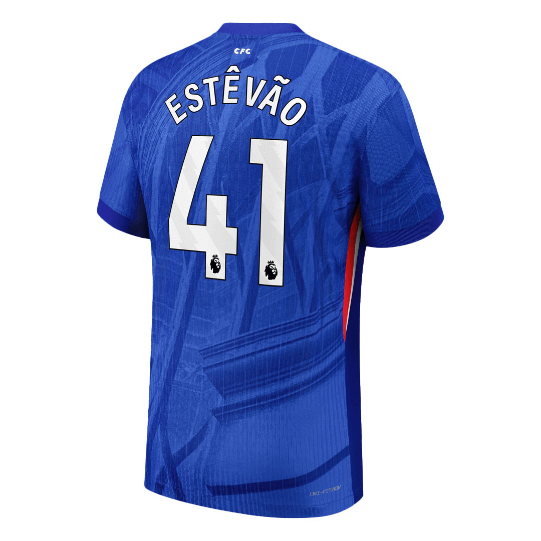 Camiseta Auténtica ESTÊVÃO #41 Chelsea 2025/26 Primera Equipación -Versión Jugador