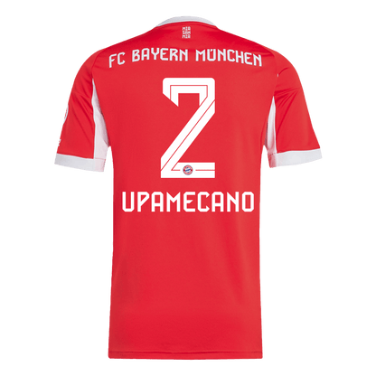 Camiseta UPAMECANO #2 Bayern Munich 2025/26 Primera Equipación - Versión Hincha