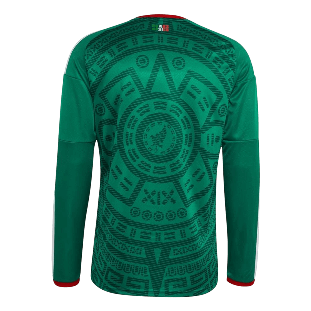 Manga Larga Mexico 2026 Primera Equipación Copa del Mundo -Versión Hincha