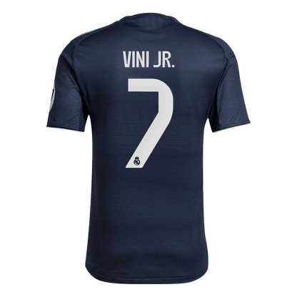 Camiseta Auténtica VINI JR. #7 Real Madrid 2025/26 Segunda Equipación-Versión Jugador