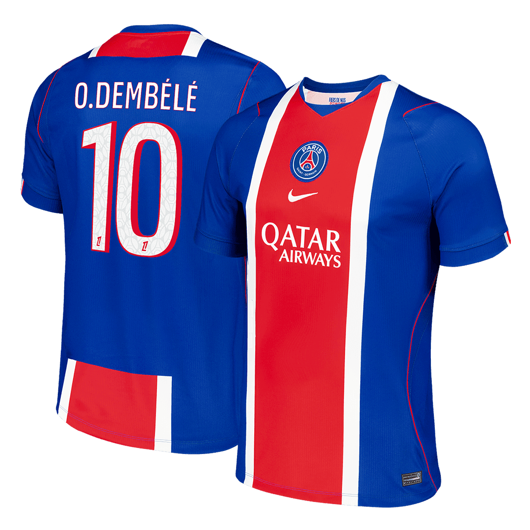 Camiseta O.DEMBÉLÉ #10 PSG 2026/27 Primera Equipación - Versión Hincha