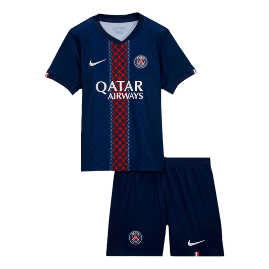 Miniconjunto PSG 2025/26 Primera Equipación Niño (Camiseta + Pantalón Corto)