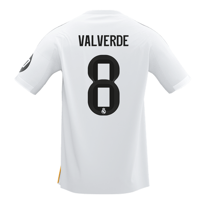 Calidad Premium Camiseta VALVERDE #8 Real Madrid 2025/26 Primera Equipación-Versión Hincha