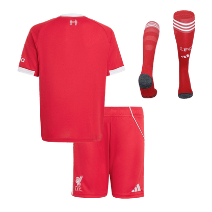 Conjunto Infantil Completo Liverpool 2025/26 Primera Equipación Kids
