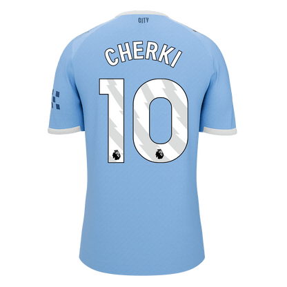 Calidad Premium Camiseta CHERKI #10 Manchester City 2025/26 Primera Equipación -Versión Hincha