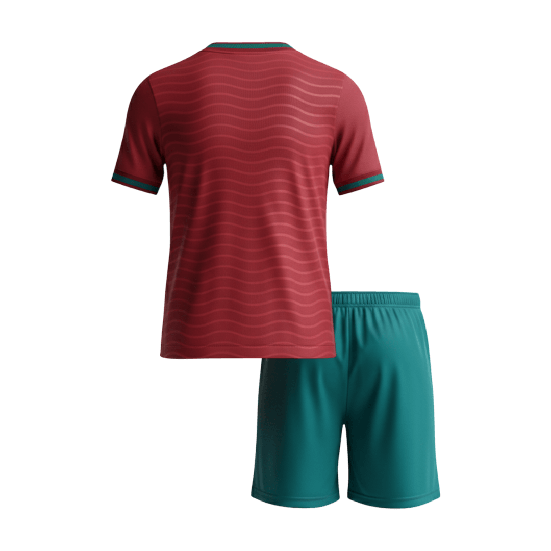 Conjunto Infantil Portugal 2026 Primera Equipación Copa del Mundo