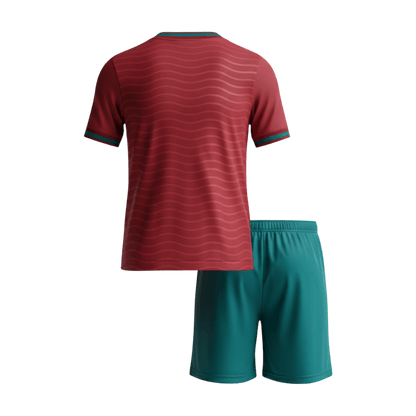 Conjunto Infantil Portugal 2026 Primera Equipación Copa del Mundo