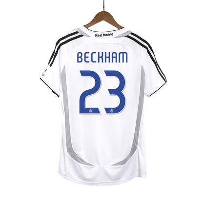 Retro 2006/07 BECKHAM #23 Real Madrid Primera Equipación
