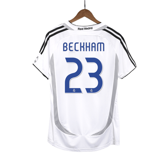 Retro 2006/07 BECKHAM #23 Real Madrid Primera Equipación