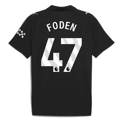 Camiseta FODEN #47 Manchester City 2025/26 Segunda Equipación-Versión Hincha
