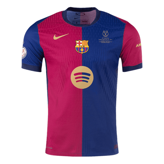 Camiseta Barcelona Copa del Rey Final 2024/25 Primera Equipación Hombre - Versión Jugador