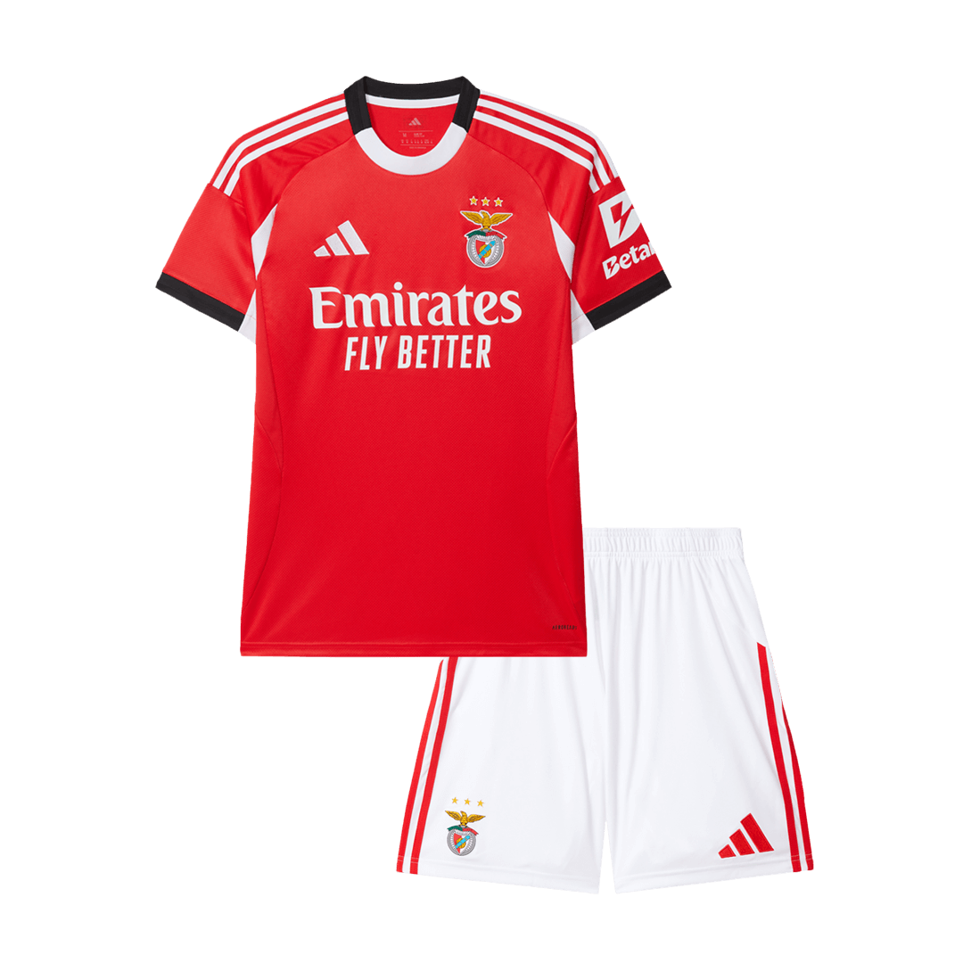 Conjunto Infantil Benfica 2025/26 Primera Equipación-Camisetas Pasion Shop