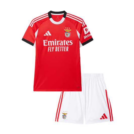Conjunto Infantil Benfica 2025/26 Primera Equipación-Camisetas Pasion Shop