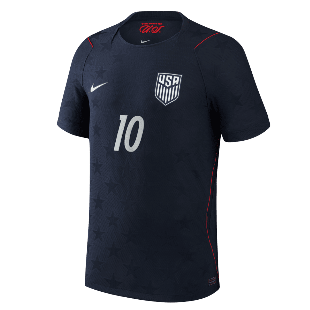 Camiseta Auténtica PULISIC #10 USA 2026 Segunda Equipación Copa del Mundo -Versión Jugador