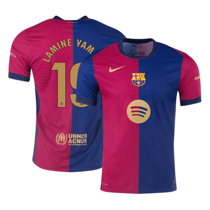 Camiseta LAMINE YAMAL #19 Barcelona 2024/25 Primera Equipación - Versión Jugador
