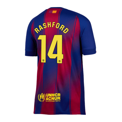 Camiseta RASHFORD #14 Barcelona 2025/26 Primera Equipación-Versión Hincha