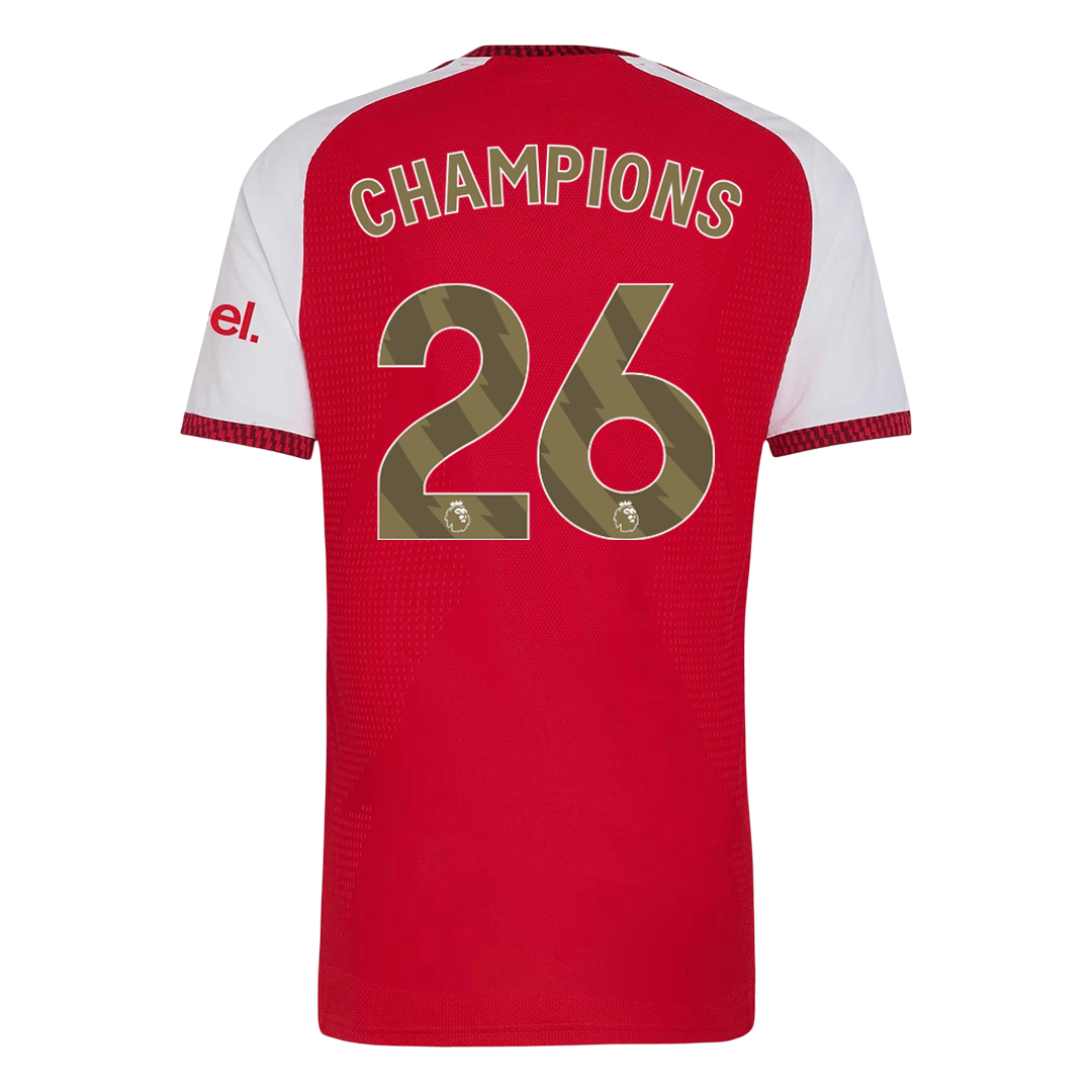 Camiseta Auténtica CHAMPIONS #26 Arsenal 2026/27 Primera Equipación -Versión Jugador