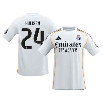 Calidad Premium Camiseta HUIJSEN #24 Real Madrid 2025/26 Primera Equipación-Versión Hincha