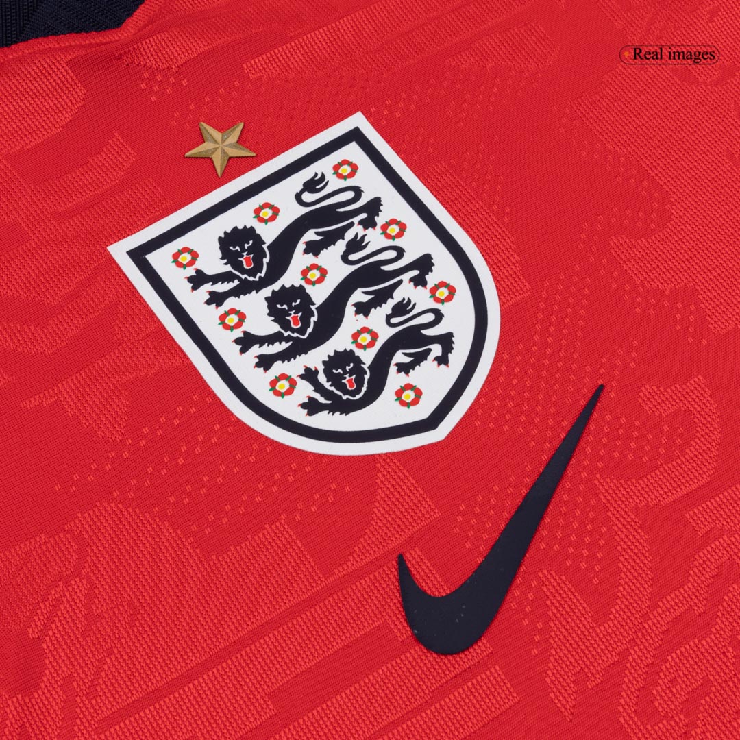 Camiseta Auténtica RICE #4 England 2026 Segunda Equipación Copa del Mundo -Versión Jugador