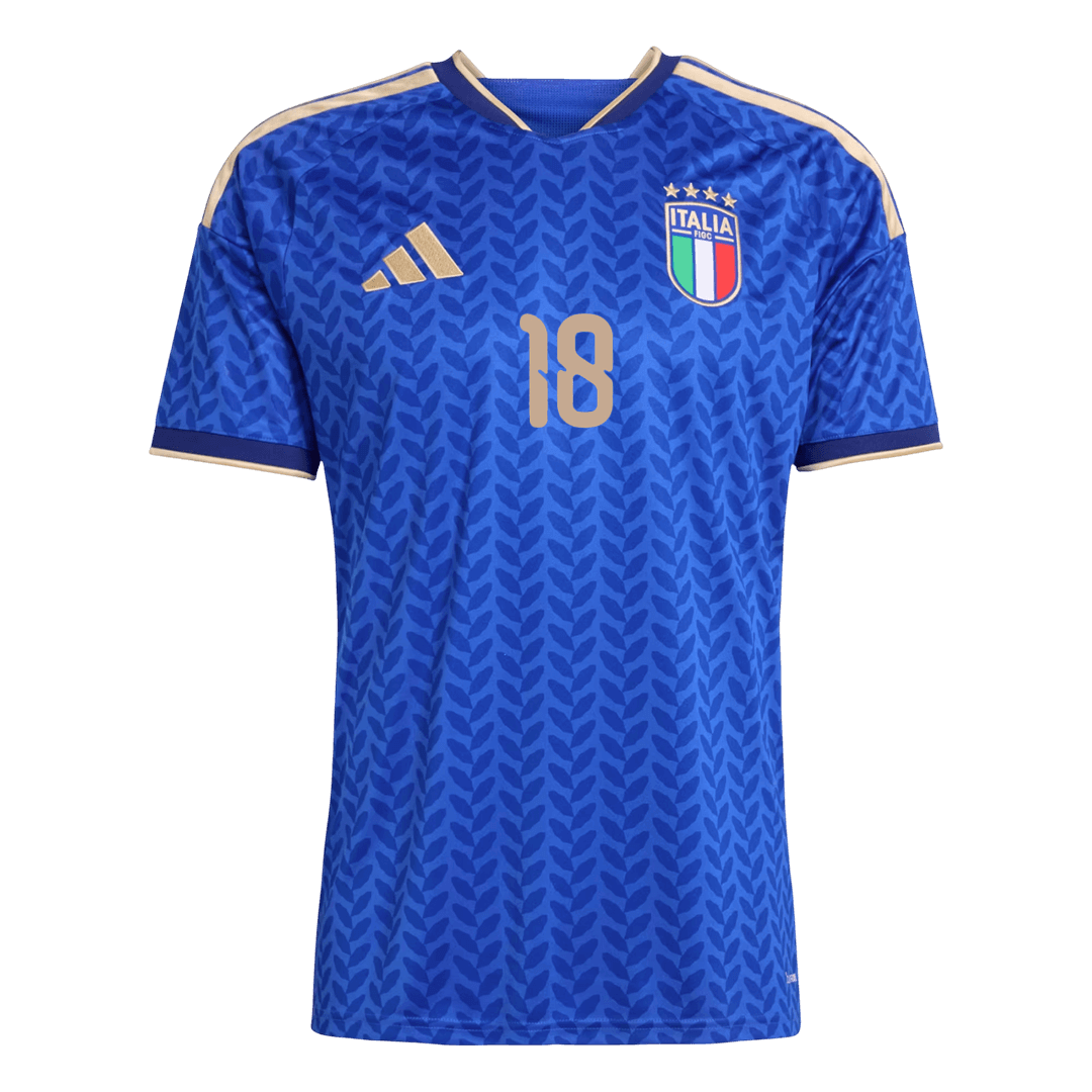 Camiseta BARELLA #18 Italy 2026 Primera Equipación Copa del Mundo - Versión Hincha