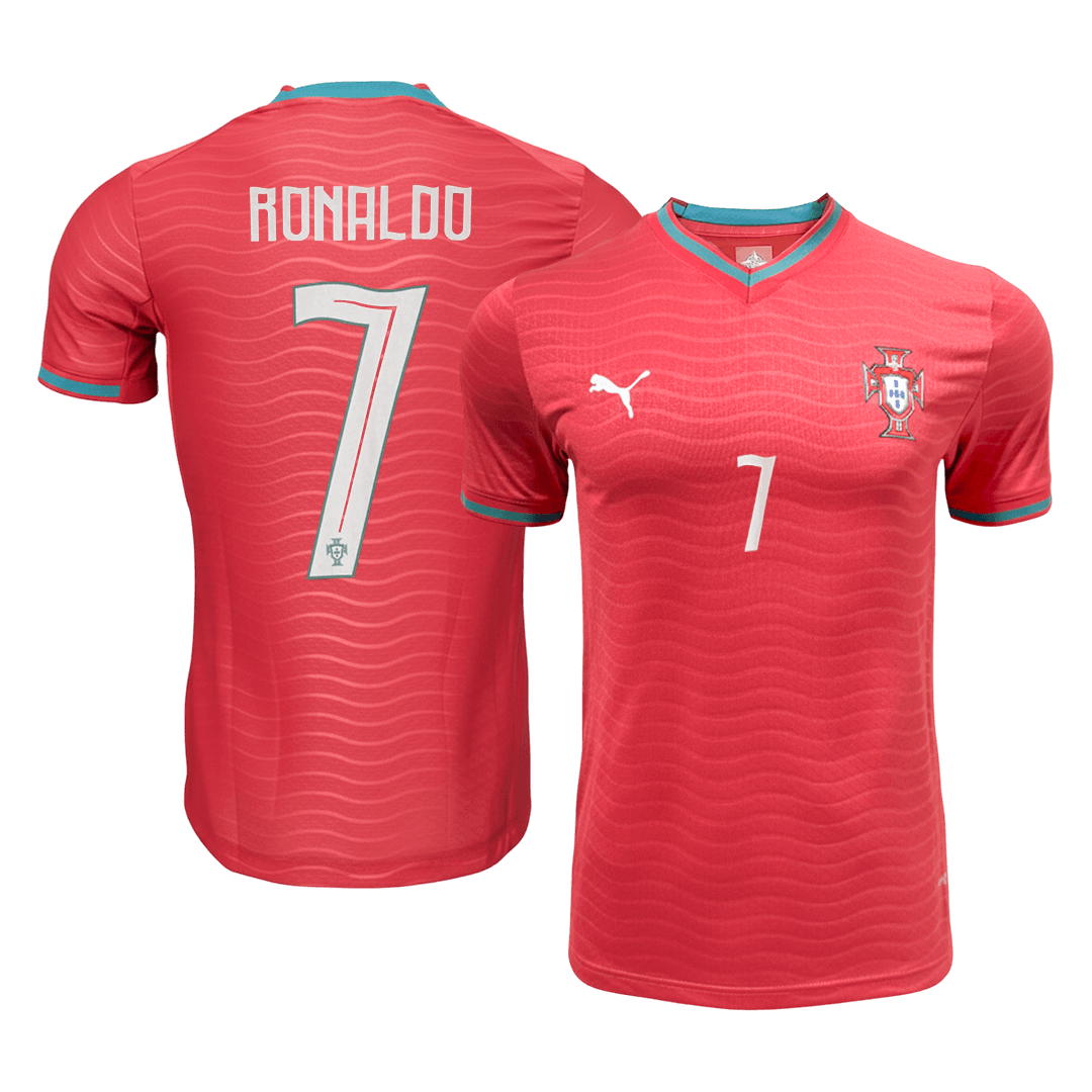 Camiseta Auténtica RONALDO #7 Portugal 2026 Primera Equipación Copa del Mundo -Versión Jugador