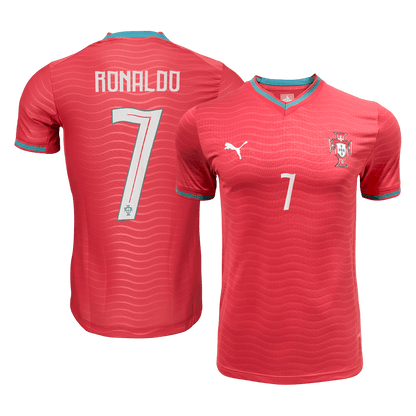 Camiseta Auténtica RONALDO #7 Portugal 2026 Primera Equipación Copa del Mundo -Versión Jugador
