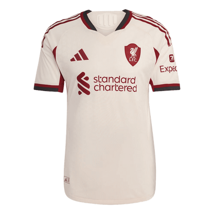 Camiseta Auténtica SZOBOSZLAI #8 Liverpool 2025/26 Segunda Equipación -Versión Jugador