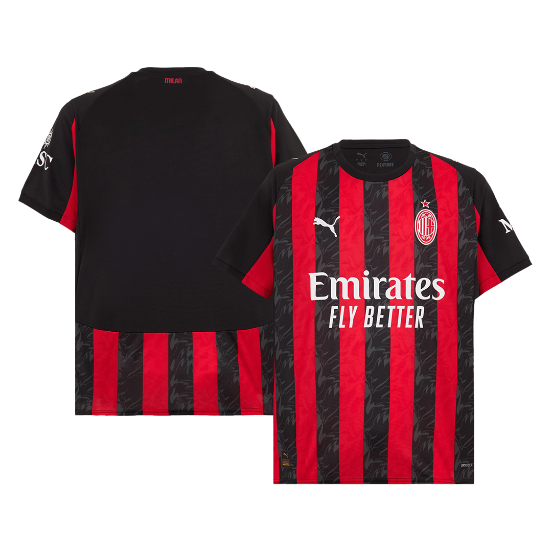 Calidad Premium Camiseta AC Milan 2025/26 Primera Equipación -Versión Hincha