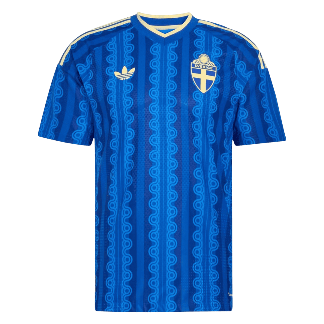 Camiseta Auténtica Sweden 2026 Segunda Equipación Copa del Mundo -Versión Jugador