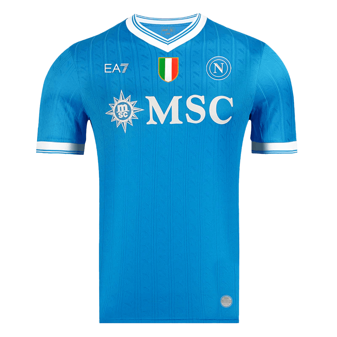 Camiseta Auténtica Napoli 2025/26 Primera Equipación-Versión Jugador-Camisetas Pasion Shop