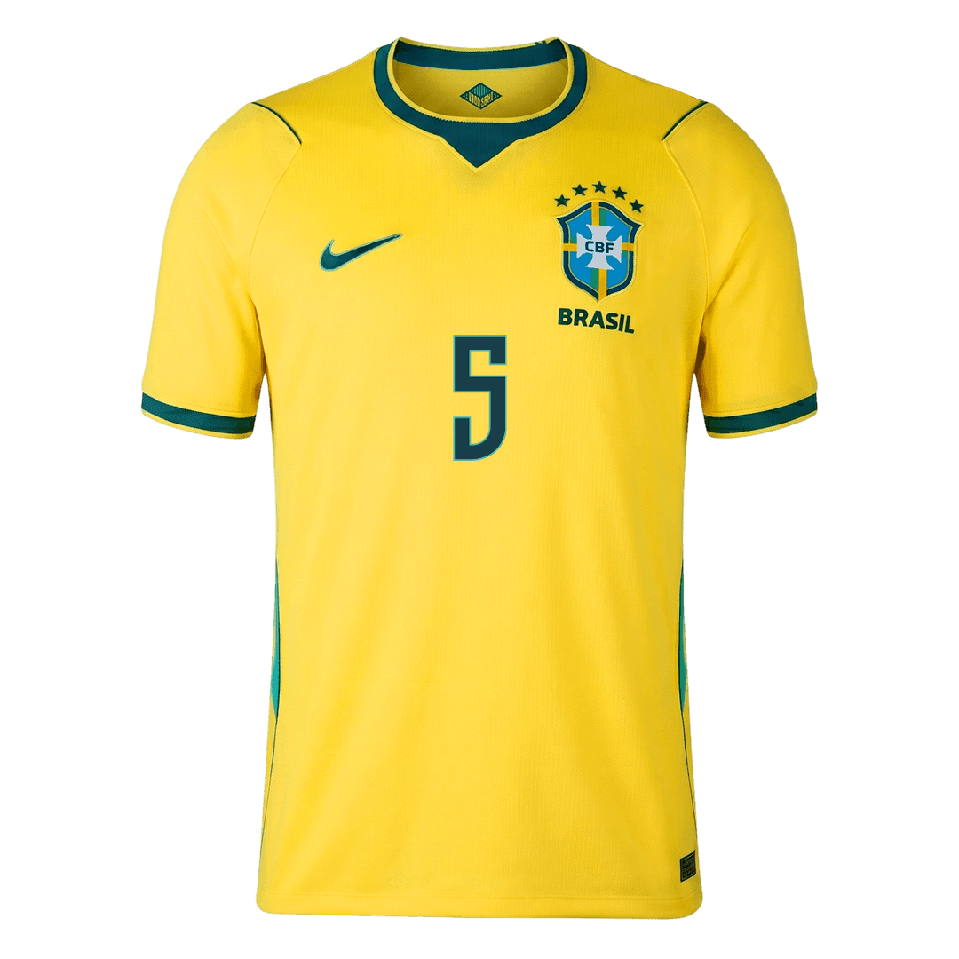 Camiseta CASEMIRO #5 Brazil 2026 Primera Equipación Copa del Mundo - Versión Hincha