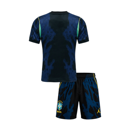 Conjunto Infantil Brazil 2026 Segunda Equipación Copa del Mundo