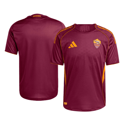 Camiseta Auténtica Roma 2025/26 Primera Equipación-Versión Jugador-Camisetas Pasion Shop