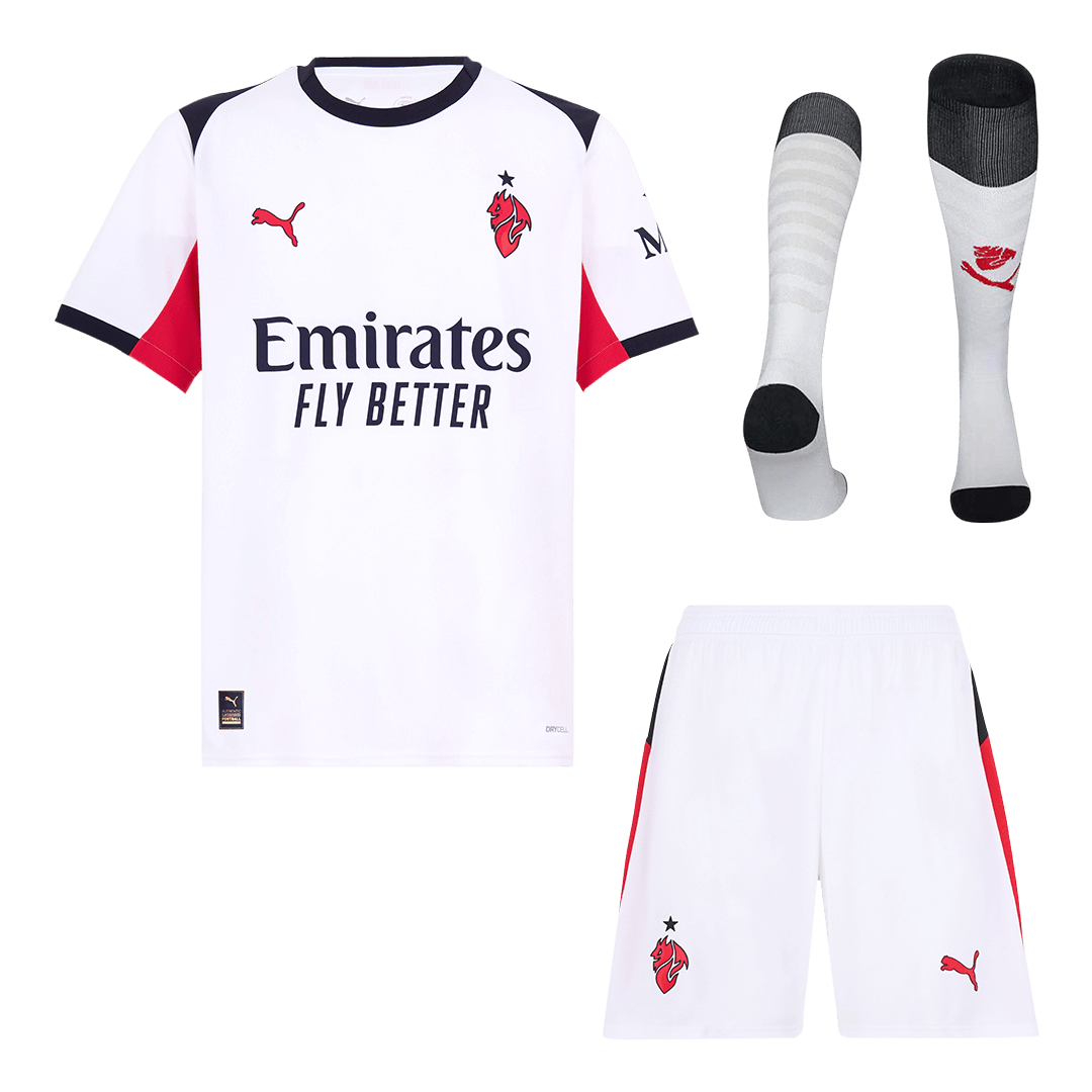 Conjunto Completo AC Milan 2025/26 Segunda Equipación