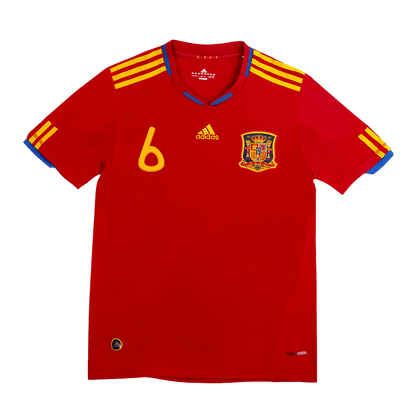 Retro 2010 A. INIESTA #6 Spain Primera Equipación Copa del Mundo