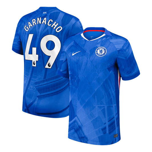 Calidad Premium Camiseta GARNACHO #49 Chelsea 2025/26 Primera Equipación -Versión Hincha