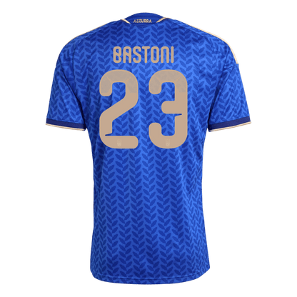 Camiseta BASTONI #23 Italy 2026 Primera Equipación Copa del Mundo - Versión Hincha