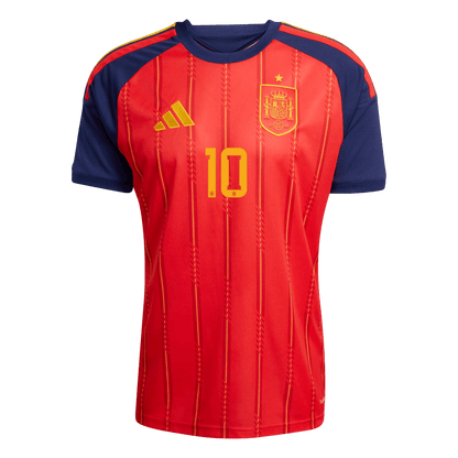 Calidad Premium Camiseta OLMO #10 Spain 2026 Primera Equipación Copa del Mundo -Versión Hincha