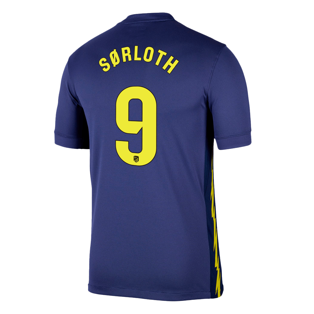 Camiseta SØRLOTH #9 Atletico Madrid 2025/26 Segunda Equipación - Versión Hincha