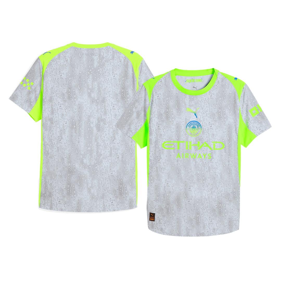 Camiseta Auténtica Manchester City 2025/26 Tercera Equipación -Versión Jugador-Camisetas Pasion Shop