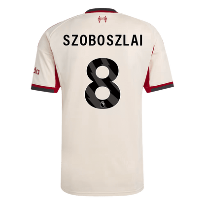 Camiseta SZOBOSZLAI #8 Liverpool 2025/26 Segunda Equipación - Versión Hincha