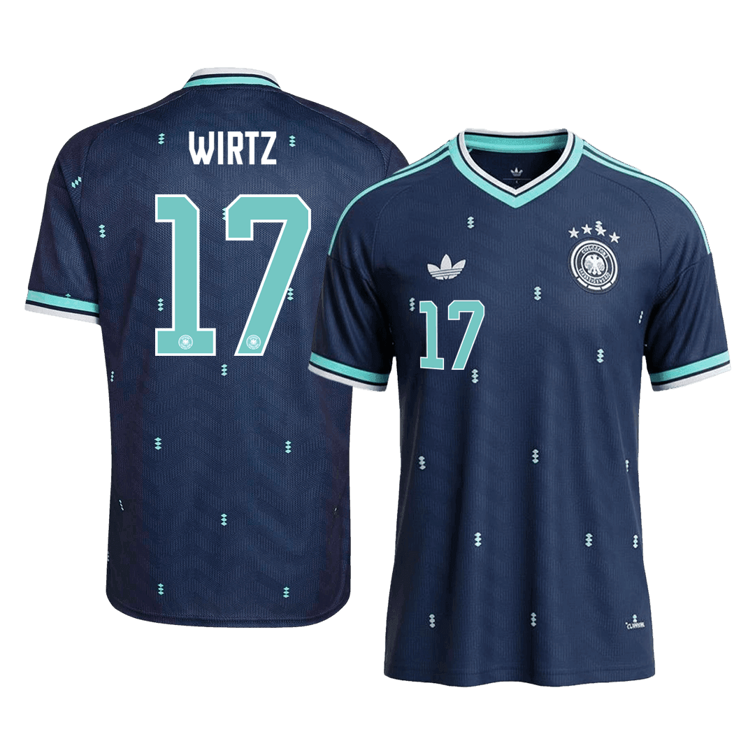 Camiseta WIRTZ #17 Germany 2026 Segunda Equipación Copa del Mundo - Versión Hincha