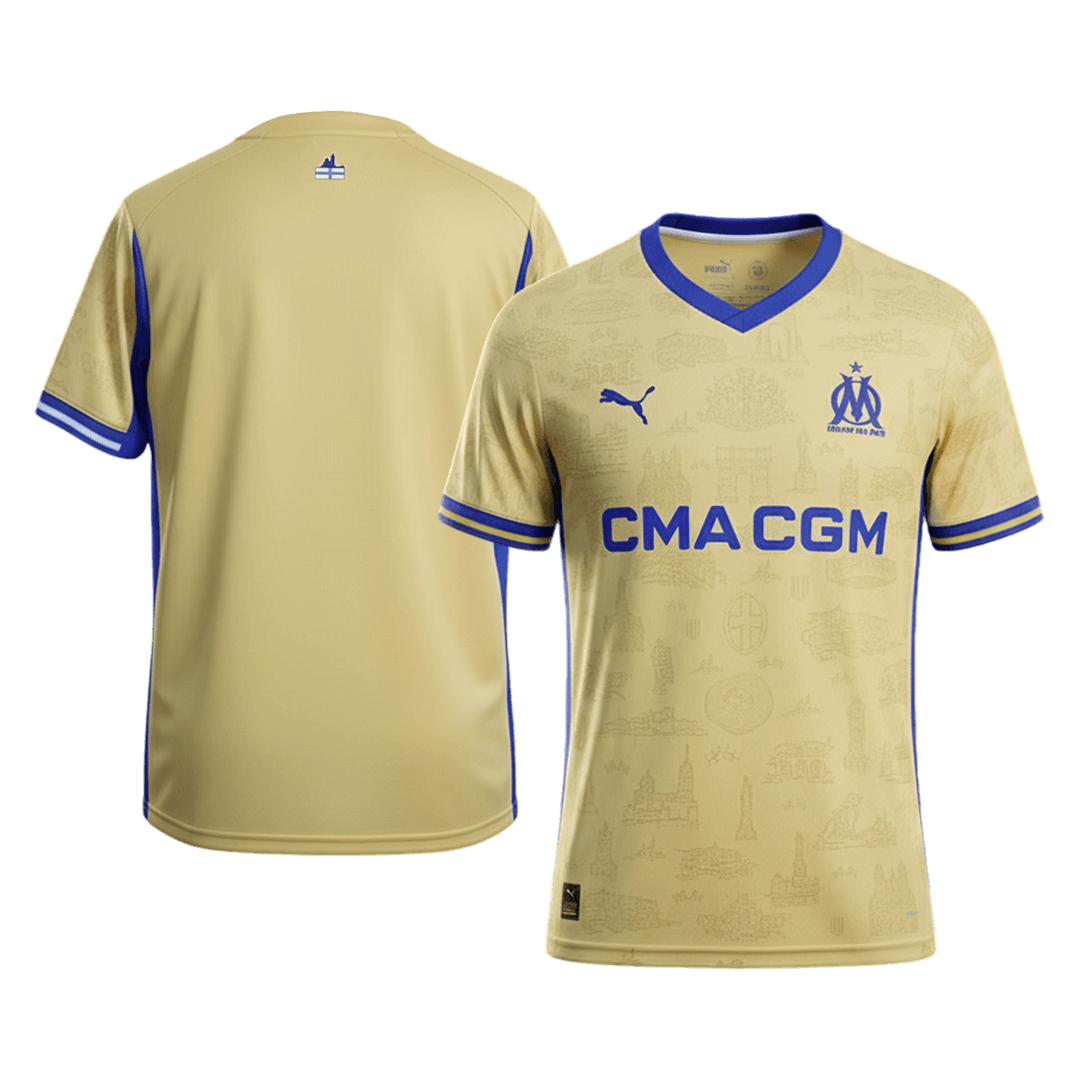 Camiseta Marseille 2025/26 Cuarta Equipación - Versión Hincha