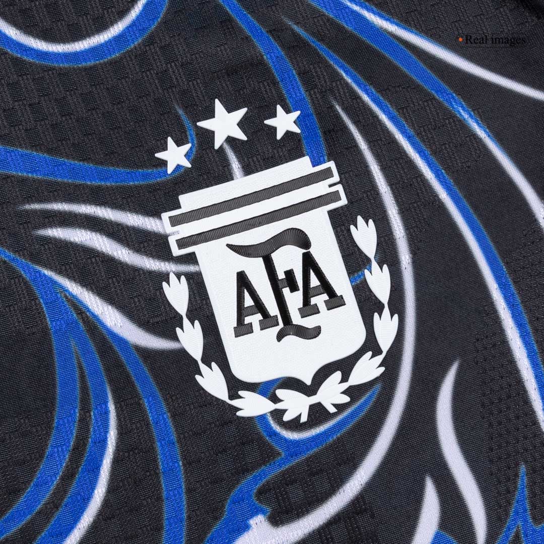 Camiseta Auténtica J. ÁLVAREZ #9 Argentina 2026 Segunda Equipación Copa del Mundo -Versión Jugador