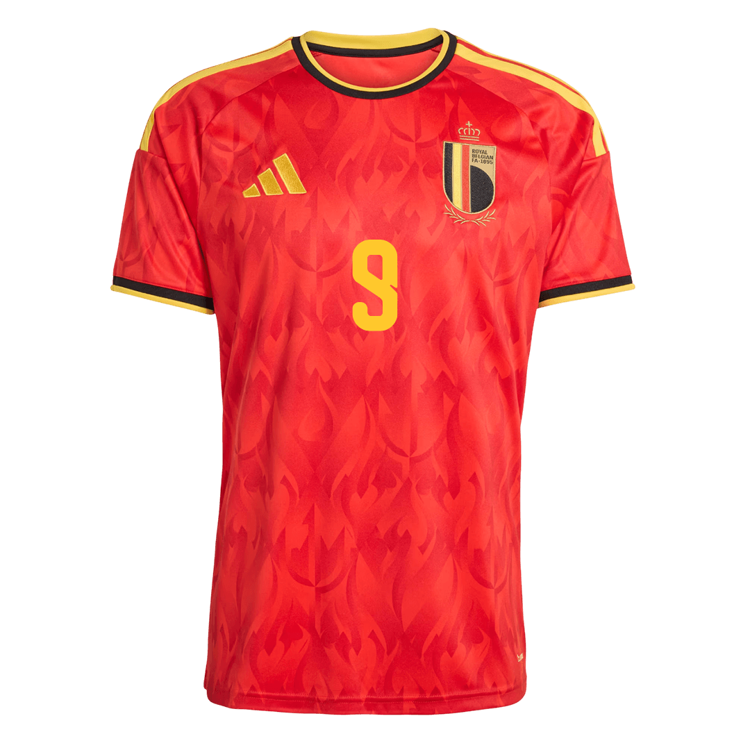 Camiseta LUKAKU #9 Belgium 2026 Primera Equipación Copa del Mundo - Versión Hincha